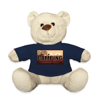 Cooles Camping in der Natur Design - Teddy - French Navy - Vorne