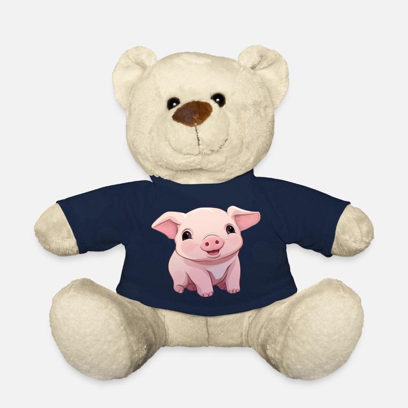 Baby Schwein - Teddy - French Navy