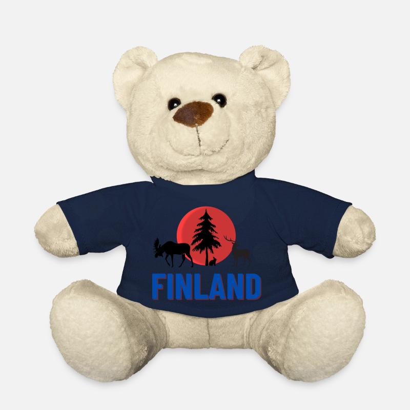 FINLANDE - Nounours - bleu marine