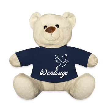 Denlouge white - Teddy Bear - french navy - Front