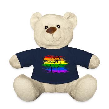 Regenbogen Flagge Faust used - Teddy - French Navy - Vorne