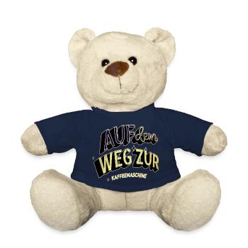 cool lieben verschlafen arabica kaffee büro - Teddy - French Navy - Vorne