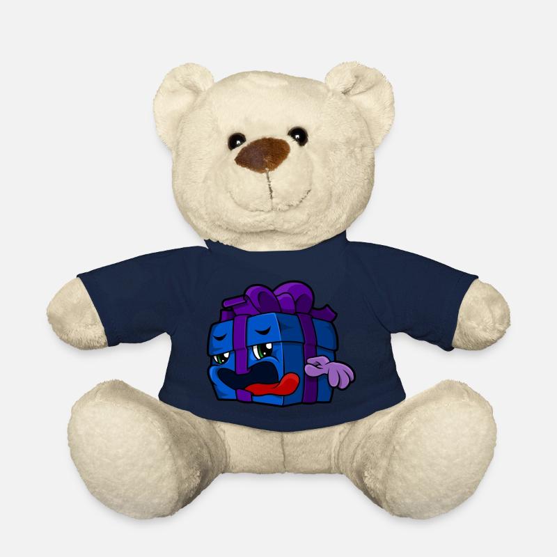 Christmas Gift Cartoon - Teddy - French Navy