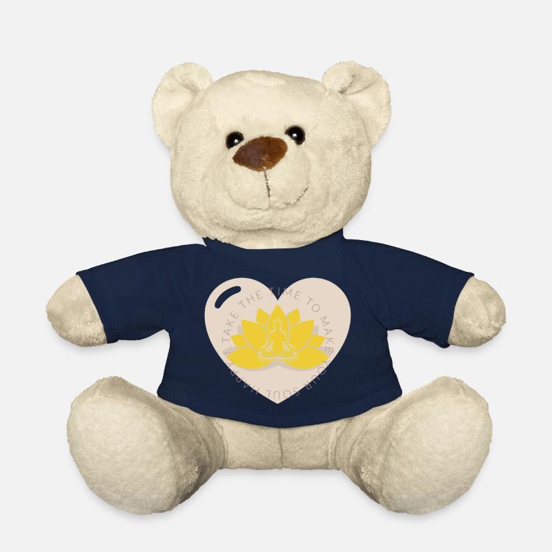 Yoga Fleur de Lotus - Nounours - bleu marine