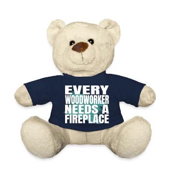 jokes birthday present idea swimming trunks - Teddy Bear - french navy - Front