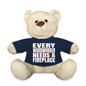 apprentice lumber birthday gift arboriculturist - Teddy - French Navy - Vorne