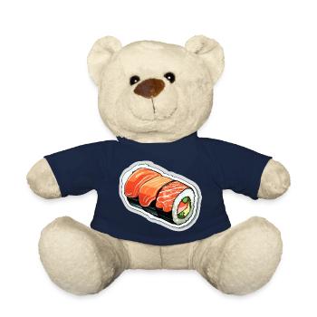 Rouleau de sushi - Nounours - bleu marine - Devant