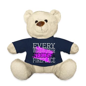 Citation d’arboriculture Union charpentier Tshirts - Nounours - bleu marine - Devant