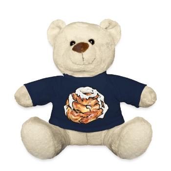 Cinnamon roll - Teddy Bear - french navy - Front