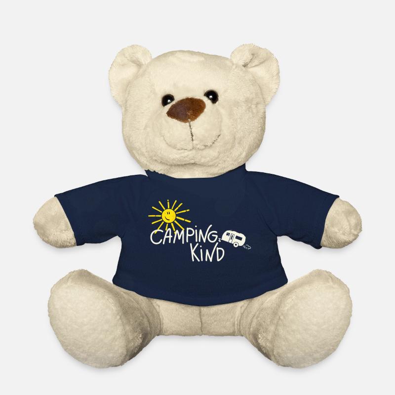 Camping Kind Wohnwagen - Teddy - French Navy