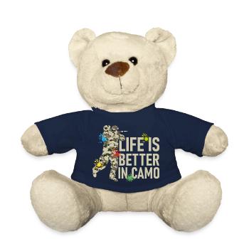 Life is Better in Camo Tactical Player Paintball - Teddy - French Navy - Vorne
