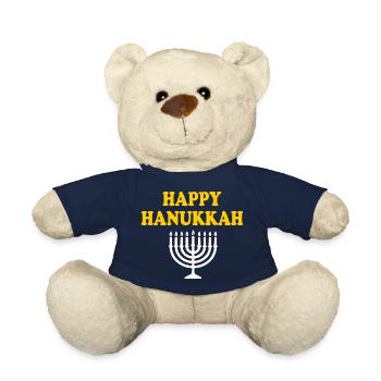 HAPPY HANUKKAH - Teddy - French Navy - Vorne