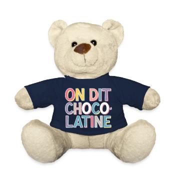 On dit chocolatine - Nounours - bleu marine - Devant