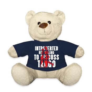 Introverted But Willing To Discuss Tango Dance Lat - Teddy - French Navy - Vorne