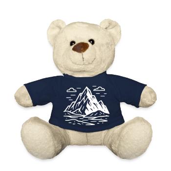 Mountain Mountain Icon - Teddy Bear - french navy - Front