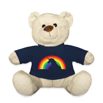 Einhorn Regenbogen - Teddy - French Navy - Vorne