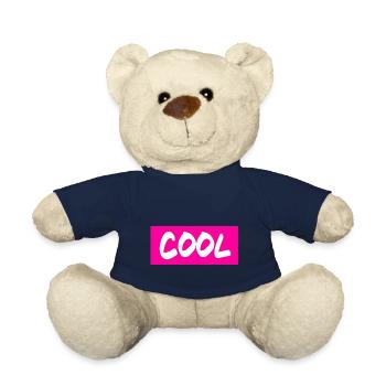 cool pink purple pink pink - Teddy Bear - french navy - Front
