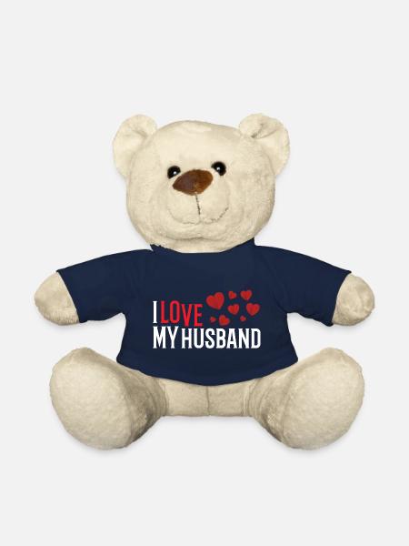 Ich liebe meinen Ehemann - Teddy - French Navy