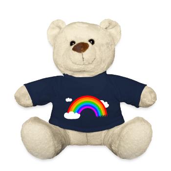 Arc-en-ciel - Nounours - bleu marine - Devant