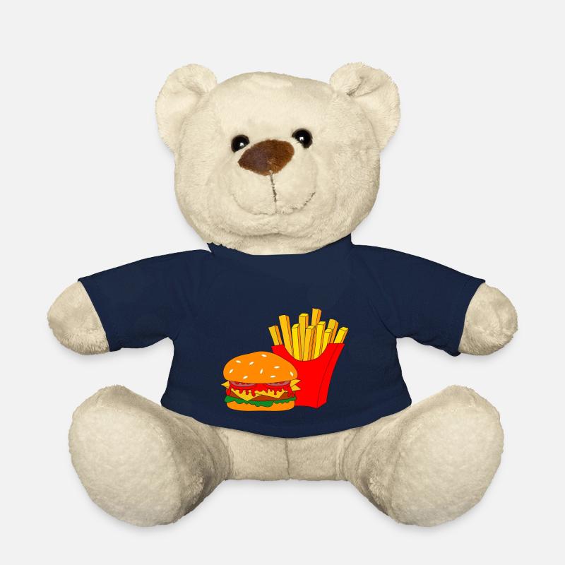 Burger mit Pommes - Teddy - French Navy