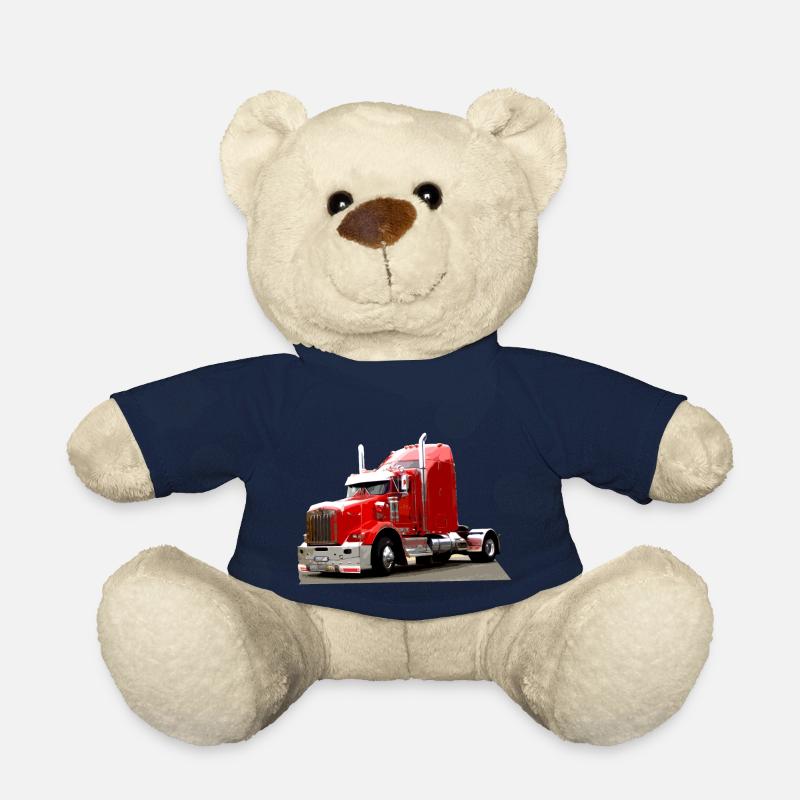 camion rétro américain - Nounours - bleu marine