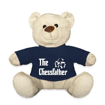 The Chessfather Schachspieler Dad - Teddy - French Navy - Vorne