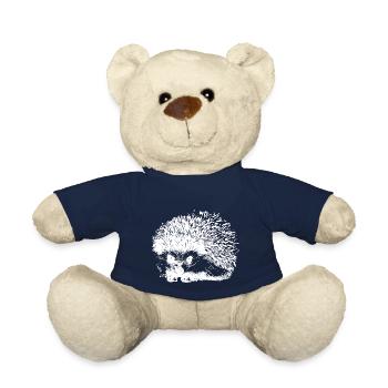 Igel Niedliches Stachel Tier Natur - Teddy - French Navy - Vorne