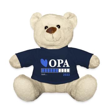 Opa 2022 - lädt, Geschenk für werdenden Opa - Teddy - French Navy - Vorne