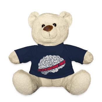 Let me overthink this - Teddy Bear - french navy - Front