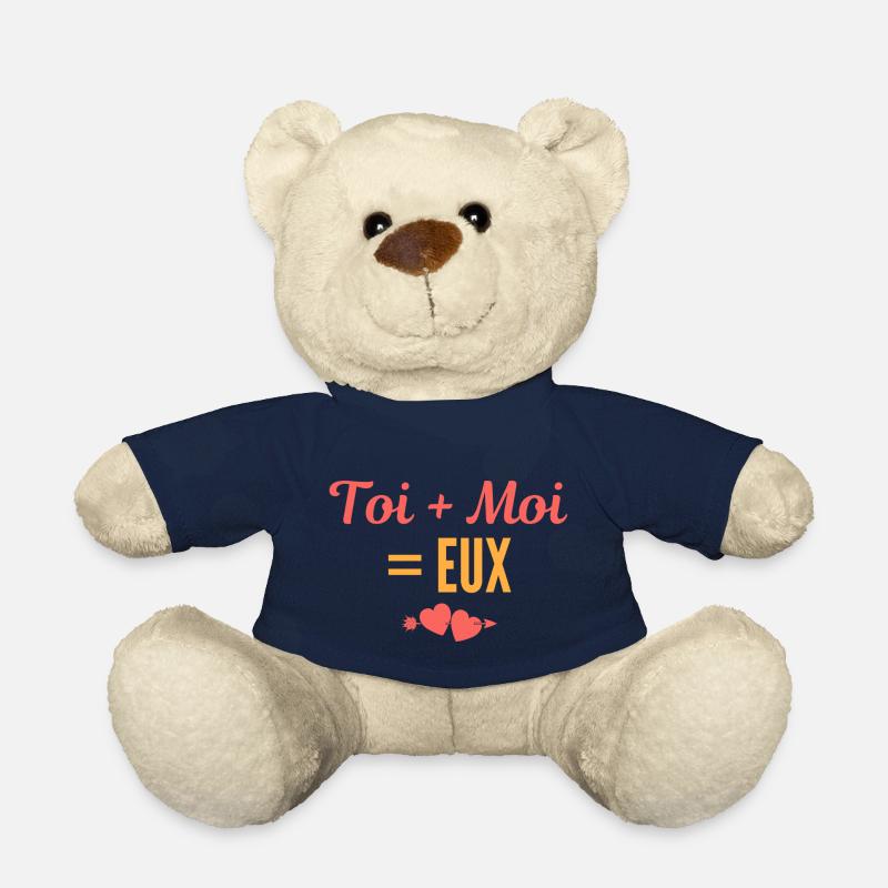 Toi + Moi = Eux - Nounours - bleu marine