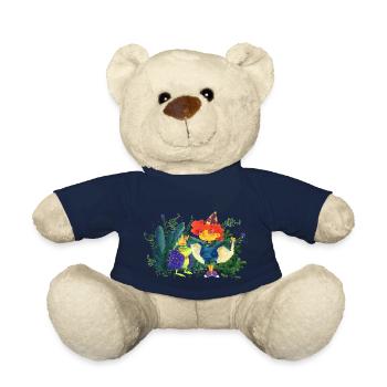 One wish free - Teddy Bear - french navy - Front