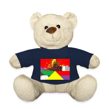 Sidérurgie, sidérurgie, région de la Ruhr - Nounours - bleu marine - Devant