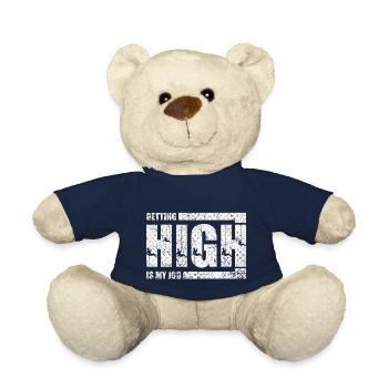 Se défoncer est mon travail - Nounours - bleu marine - Devant