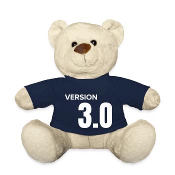 Hund Dog - Teddy Bear - french navy - Front