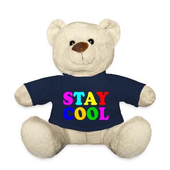 Stay cool - Teddy Bear - french navy - Front
