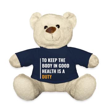 Den Körper gesund zu halten, ist eine Pflicht für die Gesundheit - Teddy - French Navy - Vorne