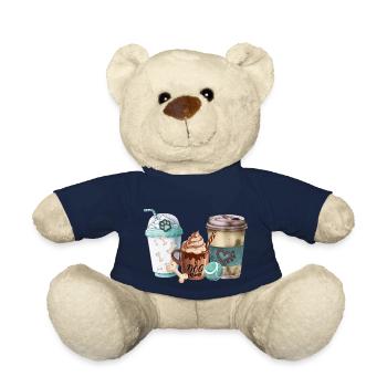 Hundemütter lieben Kaffee - Teddy - French Navy - Vorne
