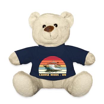 On Tour Mode | Summer Travel Adventure - Teddy Bear - french navy - Front