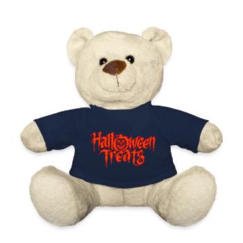 Design cool d’Halloween / T-shirt - Nounours - bleu marine - Devant