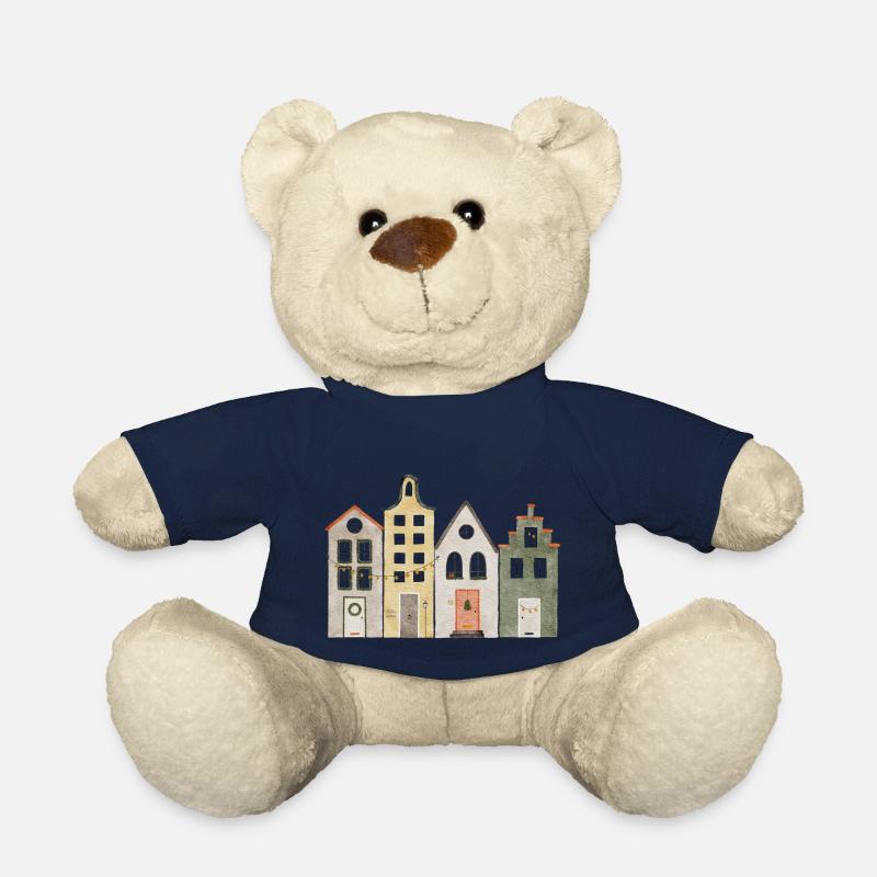 Weihnachtshäuser - Teddy - French Navy