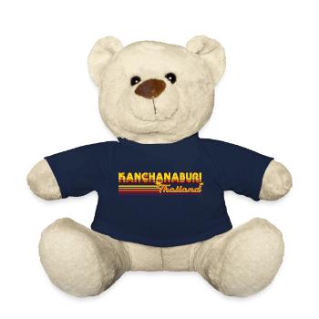 Summery Kanchanaburi holiday and retro design - Teddy Bear - french navy - Front