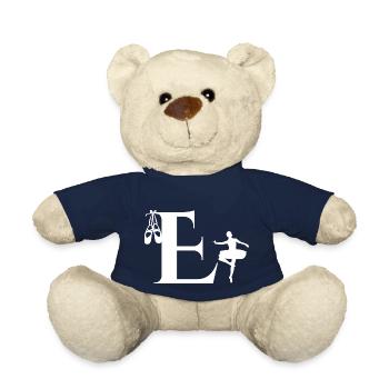 Buchstabe e Ballerina - Teddy - French Navy - Vorne