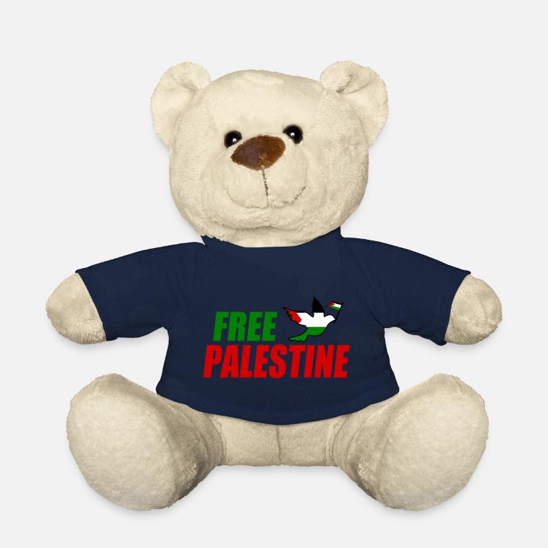Free palestine - Teddy Bear - french navy