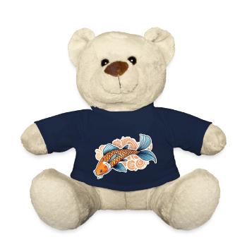 Koi Karpfen - Japanischer Fisch - Teddy - French Navy - Vorne