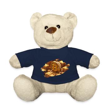 Bitcoin Treasure - Teddy Bear - french navy - Front