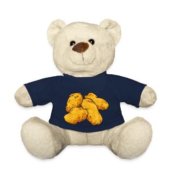 Chicken Nugget Liebhaber Chicken Nuggets - Teddy - French Navy - Vorne