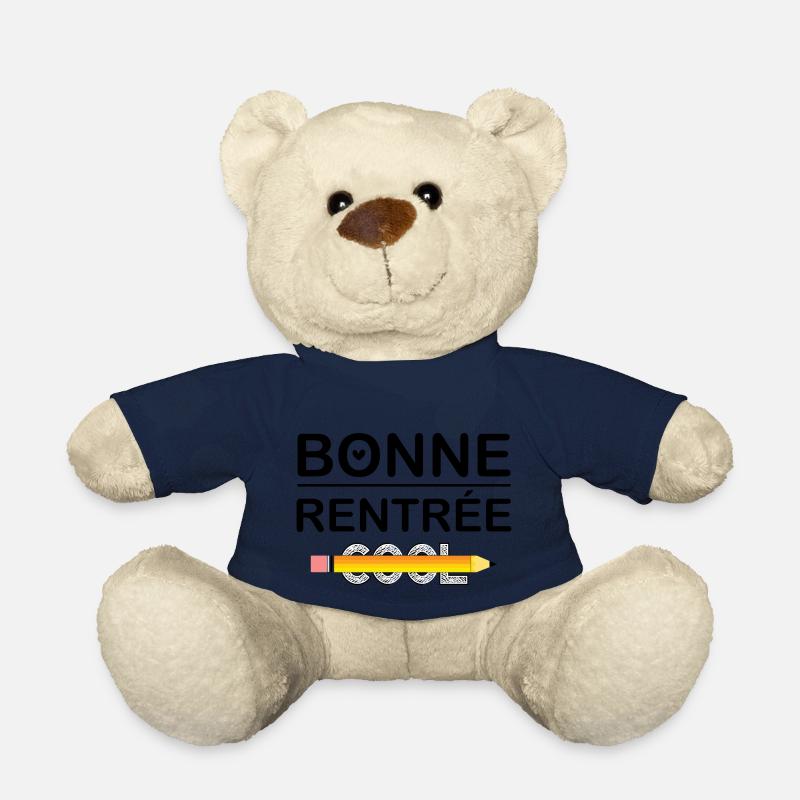 RENTREE. VIVE LA RENTRÉE. RENTRÉE DES CLASSES - Nounours - bleu marine