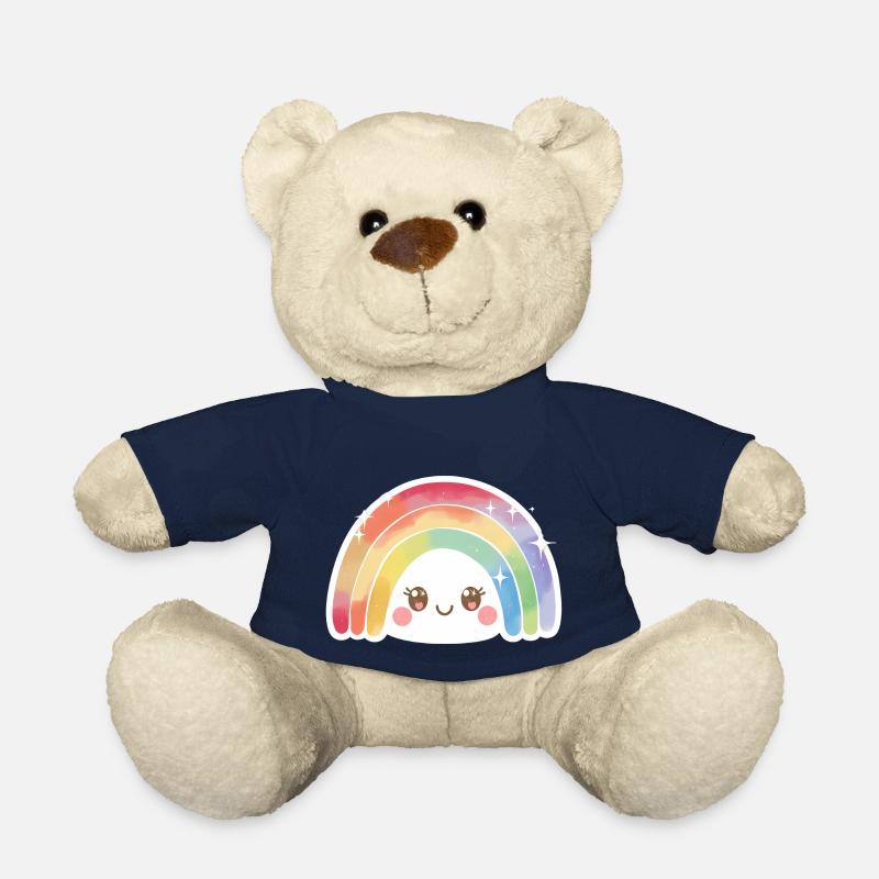Kawaii Cute Rainbow - Teddy Bear - french navy
