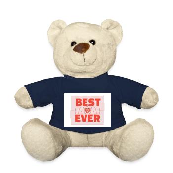 mom ever - Teddy Bear - french navy - Front