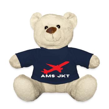 INDONET Amsterdam - Jakarta - Teddy Bear - french navy - Front